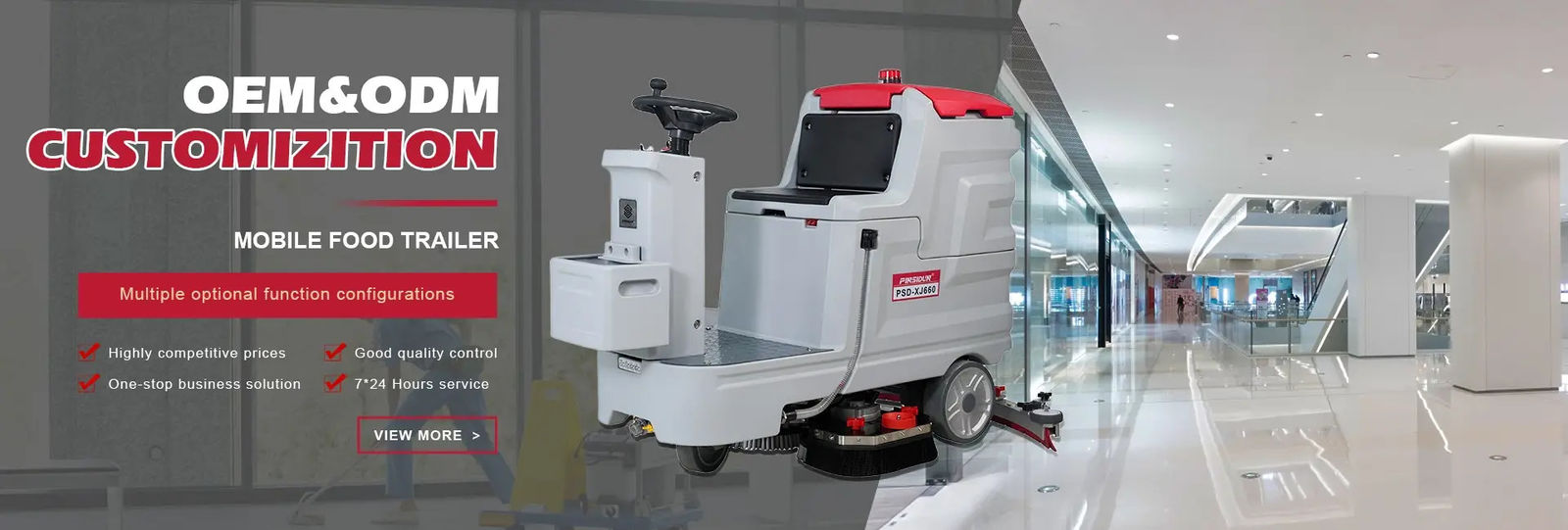 Máquina de lavagem automática de pisos